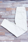 Jeans crème jambe droite coupe Girlfriend (s)-RW&CO.-La Penderie du Paradis 🕊