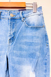 Jeans boyfriend troués bleu pâle jambe étroite (s)-Rhodanthe-La Penderie du Paradis 🕊