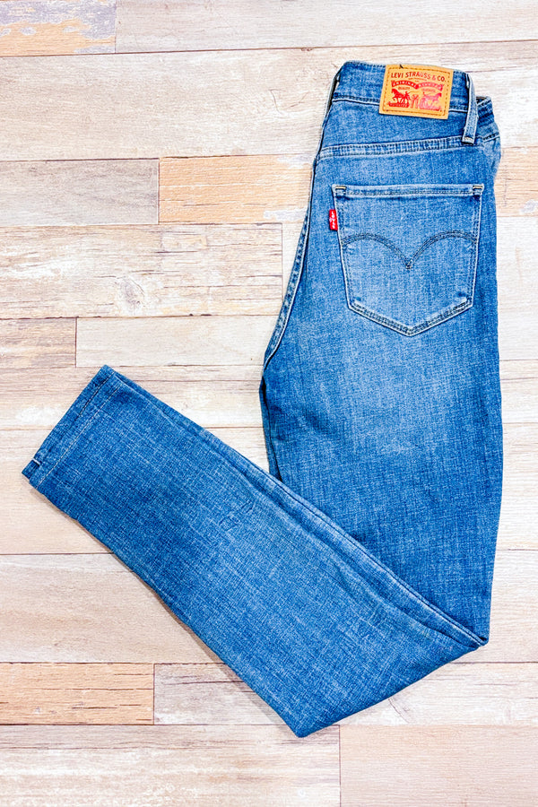 Jeans 721 bleu pâle jambe étroite (s)-Levi's-La Penderie du Paradis 🕊