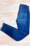 Jeans bleu foncé jambe étroite (s)-Yoga Jeans-La Penderie du Paradis 🕊