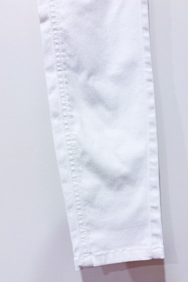 Jeans blanc jambe étroite (xs) seconde main - Lady Dutch- La Penderie du Paradis