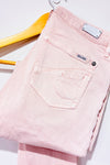 Jeans court Rachelle usé rose jambe étroite (m)* seconde main - Garcia- La Penderie du Paradis