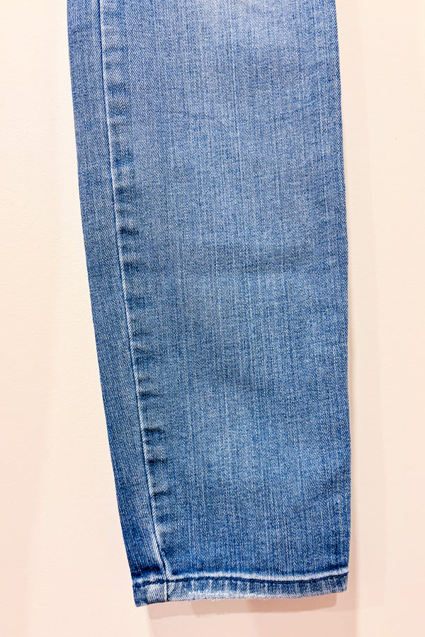 Jeans Brittney bleu pâle jambe étroite à taille basse (s)-Guess-La Penderie du Paradis 🕊