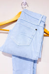 Jeans bleu pâle jambe étroite (xs) seconde main - Yoga Jeans- La Penderie du Paradis