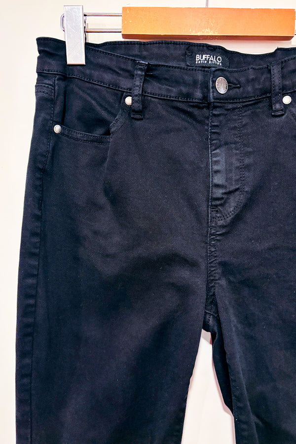 Jeans noir Hannah jambe étroite seconde main - Buffalo David Bitton- La Penderie du Paradis