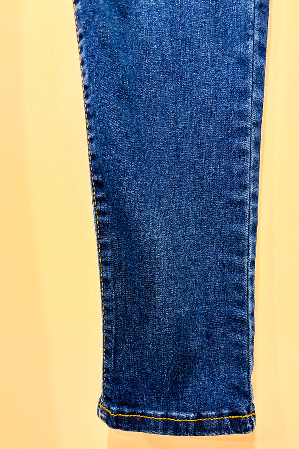 Jeans bleu foncé jambe étroite seconde main - SHEIN- La Penderie du Paradis