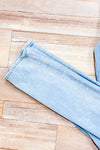 Jeans bleu pâle jambe étroite seconde main - American Eagle- La Penderie du Paradis