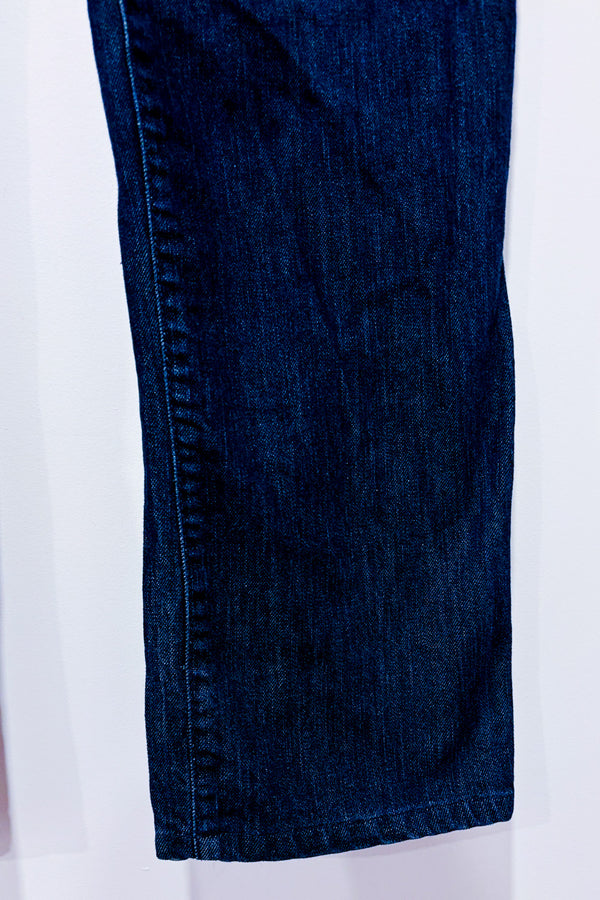 Jeans bleu foncé jambe droite* seconde main - Calvin Klein- La Penderie du Paradis