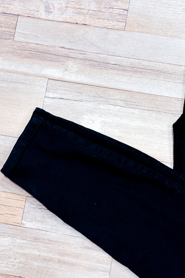 Jeans noir Havana jambe étroite seconde main - Buffalo David Bitton- La Penderie du Paradis