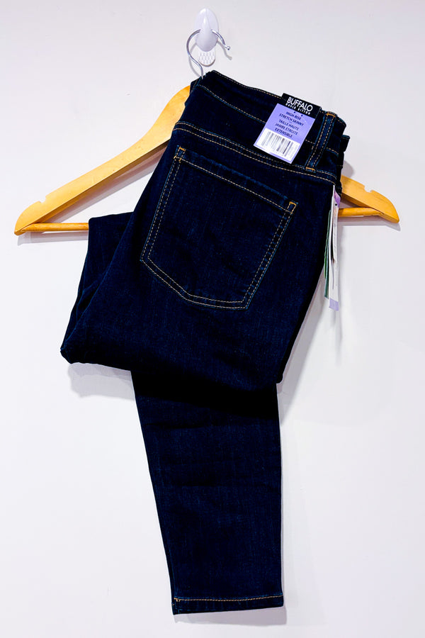 Jeans bleu foncé jambe étroite Mollie à taille haute* seconde main - Buffalo David Bitton- La Penderie du Paradis
