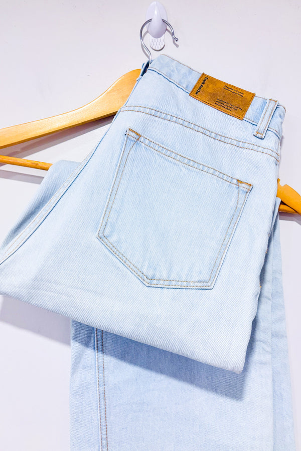 Jeans bleu très pâle* seconde main - Frank & Oak- La Penderie du Paradis