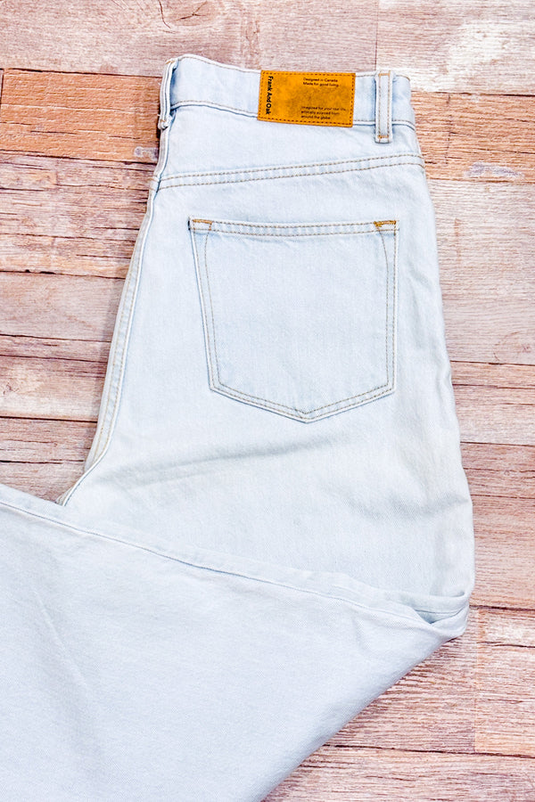 Jeans bleu très pâle* seconde main - Frank & Oak- La Penderie du Paradis