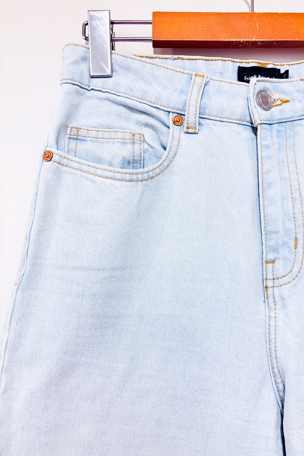 Jeans bleu très pâle* seconde main - Frank & Oak- La Penderie du Paradis