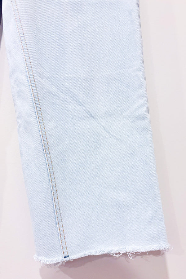 Jeans bleu très pâle* seconde main - Frank & Oak- La Penderie du Paradis