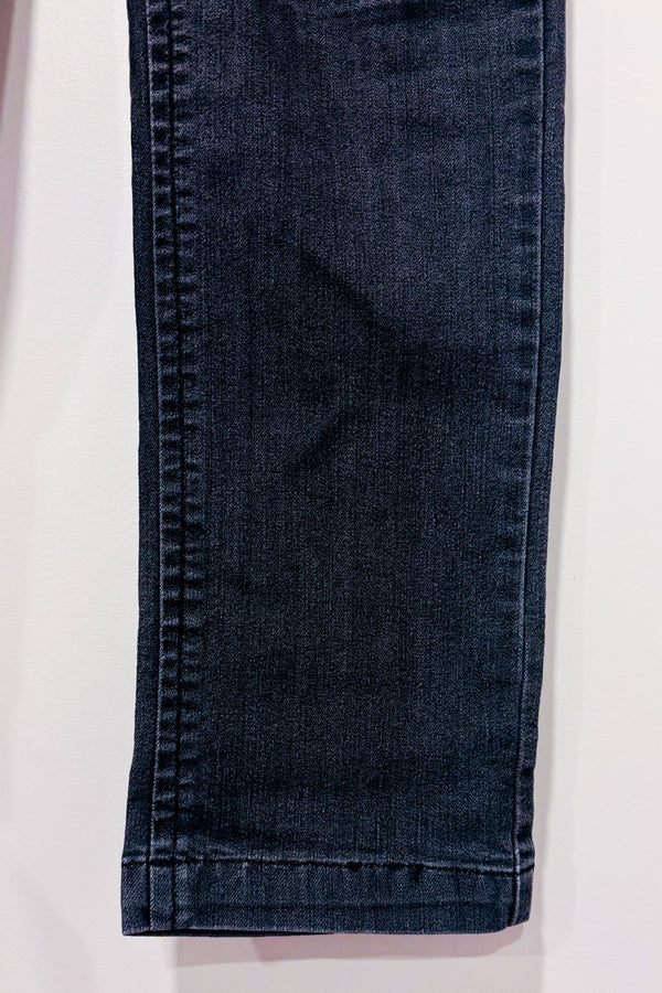 Jeans noir délavé à taille basse seconde main - Lolë- La Penderie du Paradis