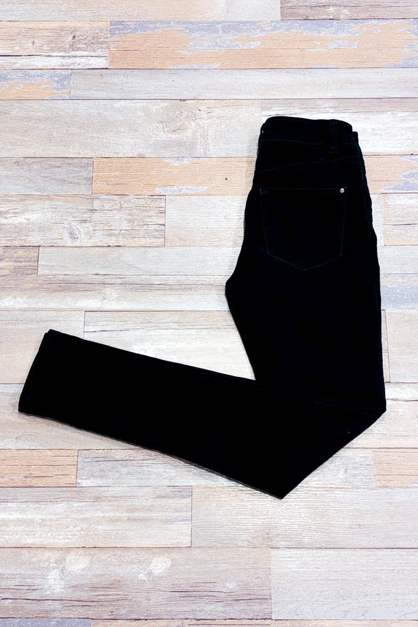 Jegging noir Nathalie à taille haute coupe étroite seconde main - RW&CO.- La Penderie du Paradis