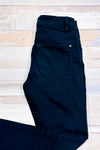 Jegging noir Nathalie à taille haute coupe étroite seconde main - RW&CO.- La Penderie du Paradis
