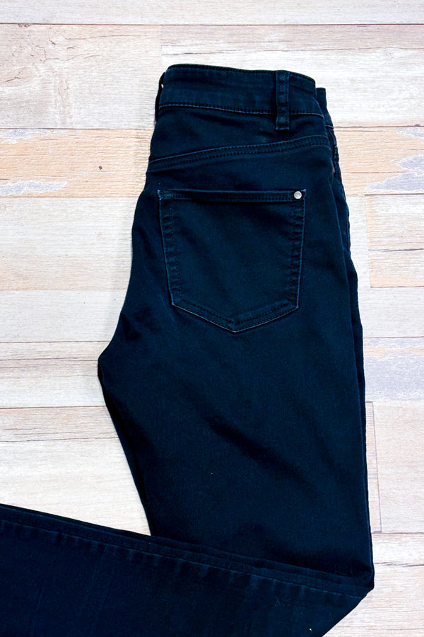 Jegging noir Nathalie à taille haute coupe étroite seconde main - RW&CO.- La Penderie du Paradis
