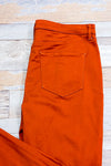 Jeans taille haute orange brûlé Le Signature seconde main - Reitmans- La Penderie du Paradis