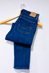 Jeans bleu délavé jambe étroite à taille haute* seconde main - Levi's- La Penderie du Paradis