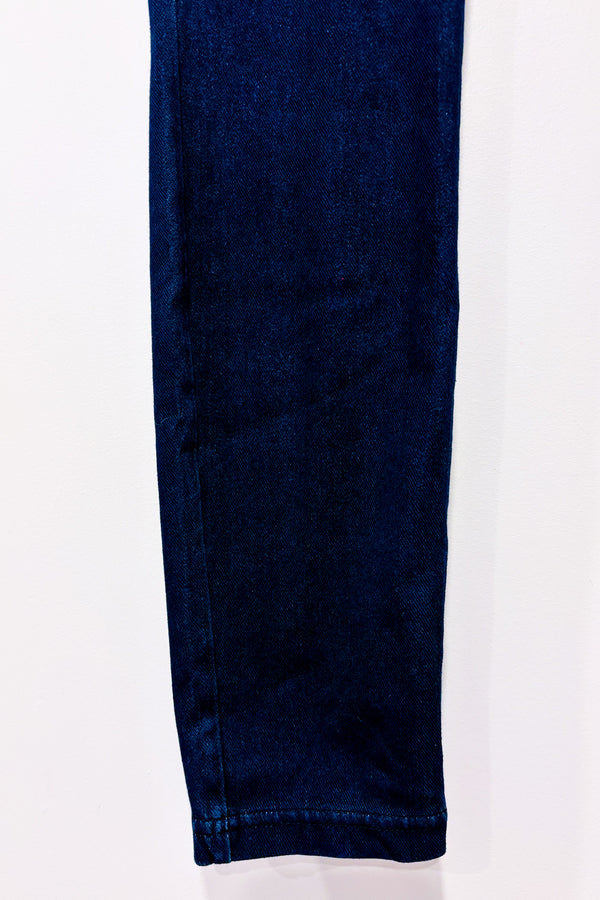 Jegging bleu foncé jambe étroite seconde main - Hue- La Penderie du Paradis