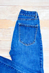 Jeans skinny bleu à taille haute seconde main - Autres- La Penderie du Paradis
