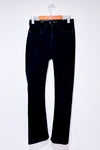 Jeans noir jambe évasée à taille régulière seconde main - Jeaniologie- La Penderie du Paradis