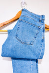 Jeans bleu pâle The Cheaky jambe droite à taille haute * seconde main - Everlane- La Penderie du Paradis