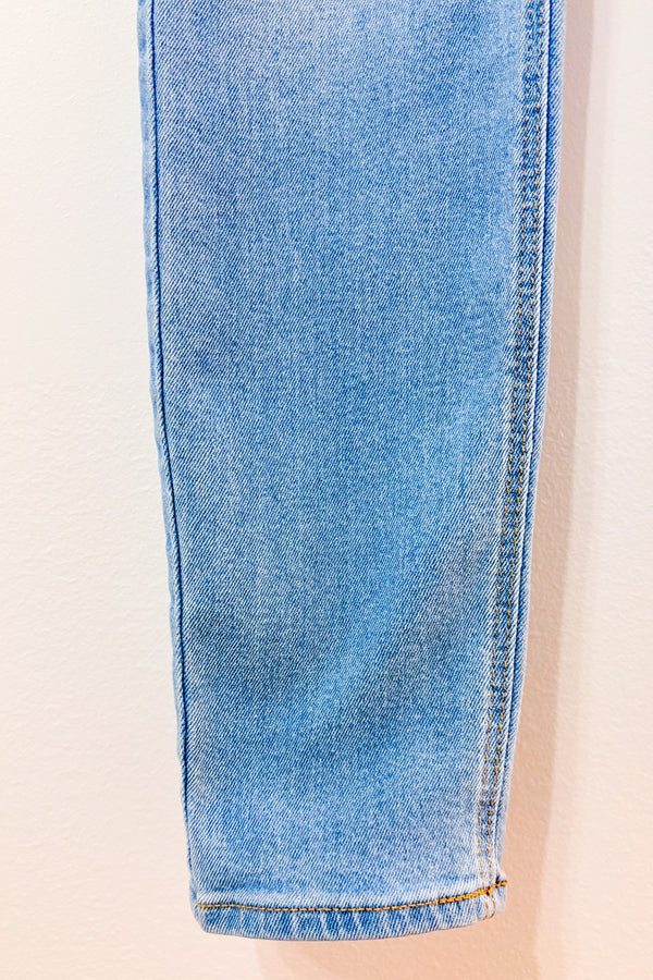 Jeans Rockstar bleu pâle super skinny à taille haute seconde main - Old Navy- La Penderie du Paradis