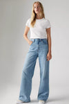 Jeans très ample bleu pâle à taille haute* seconde main - Levi's- La Penderie du Paradis