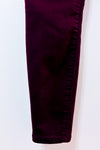 Pantalon bourgogne extensible à jambe étroite* seconde main - Design Lab- La Penderie du Paradis