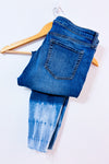Jeans skinny bleu effet tie-dye* seconde main - Reitmans- La Penderie du Paradis