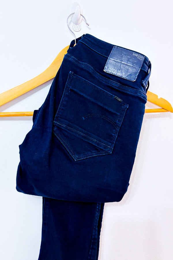 Jeans skinny bleu foncé seconde main - G-Star- La Penderie du Paradis