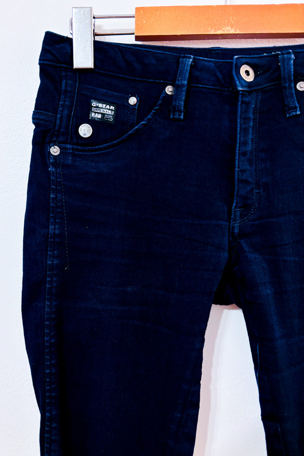 Jeans skinny bleu foncé seconde main - G-Star- La Penderie du Paradis