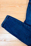 Jean taille haute bleu délavé effet usé seconde main - Reitmans- La Penderie du Paradis