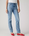 Jeans bleu pâle droit 501 Original à taille haute* seconde main - Levi's- La Penderie du Paradis