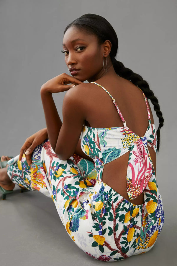 Jumpsuit multicolore fleuri (m)-Maeve-La Penderie du Paradis 🕊