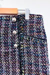 Jupe mauve et bleue en tricot (l)-Colori-La Penderie du Paradis 🕊