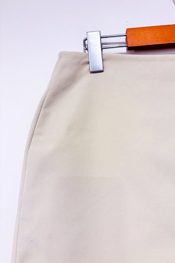 Jupe-short beige (l)-Reitmans-La Penderie du Paradis 🕊