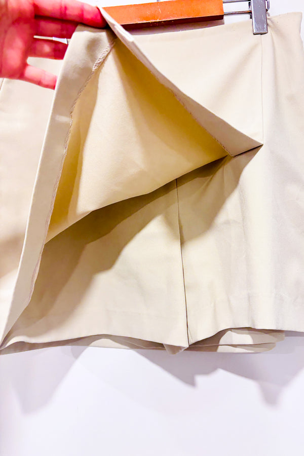 Jupe-short beige (l)-Reitmans-La Penderie du Paradis 🕊