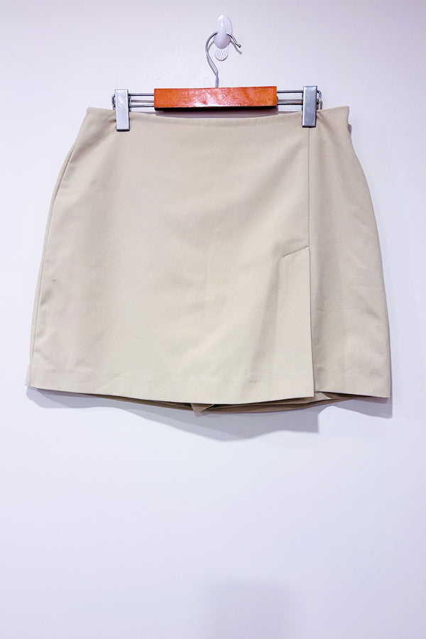 Jupe-short beige (l)-Reitmans-La Penderie du Paradis 🕊