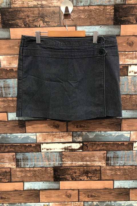 Jupe-short grise en jeans (l) seconde main Reitmans   