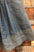 Jupe bleue plissée en coton (m)