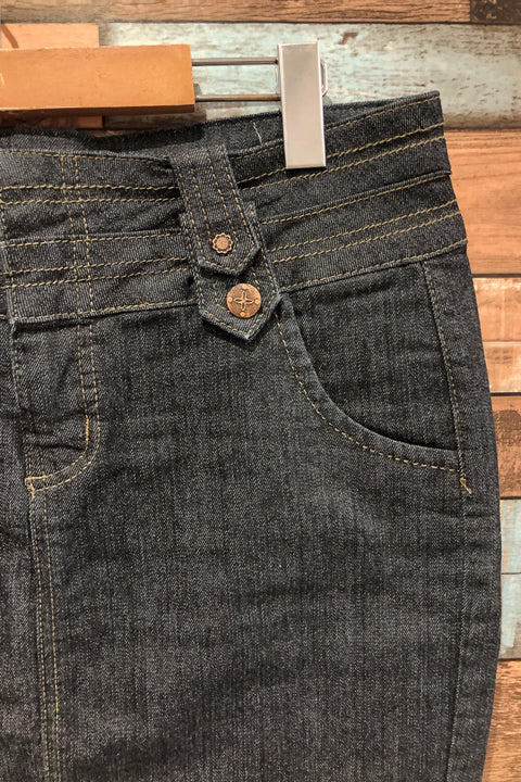Jupe en jeans bleu foncé (m) seconde main ONE5ONE   