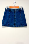 Mini jupe en jeans bleue (s) seconde main Forever21 