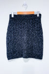 Charcoal knit skirt (s)