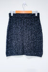 Charcoal knit skirt (s)