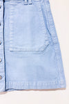 Jupe en corduroy bleu pâle (xs)-American Eagle-La Penderie du Paradis 🕊