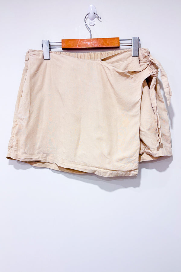 Jupe short beige en lin (m)-Old Navy-La Penderie du Paradis 🕊