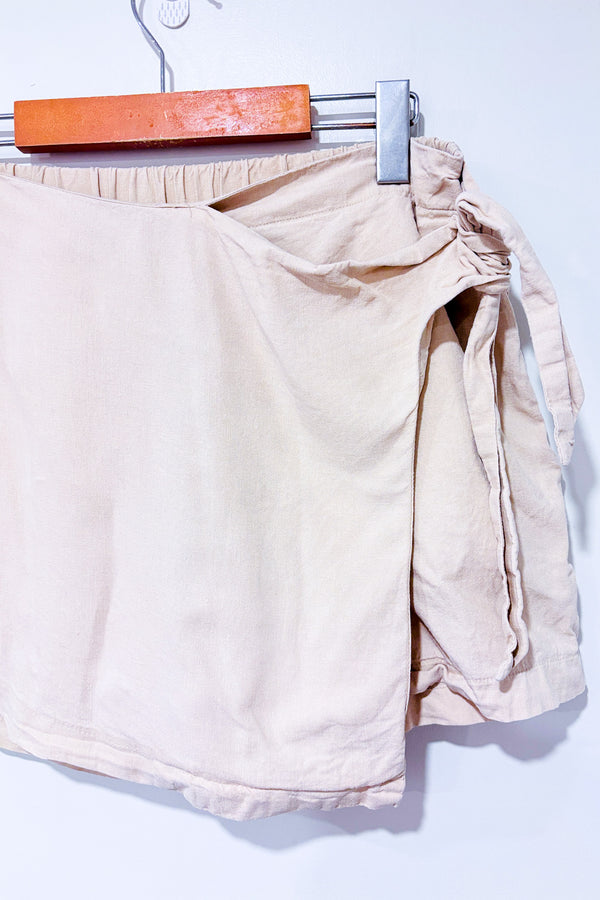 Jupe short beige en lin (m)-Old Navy-La Penderie du Paradis 🕊
